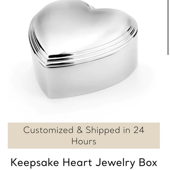 Eves Addiction Two Birthstone Silver Circle Necklace & Heart Jewelry Box - Picture 5 of 5
